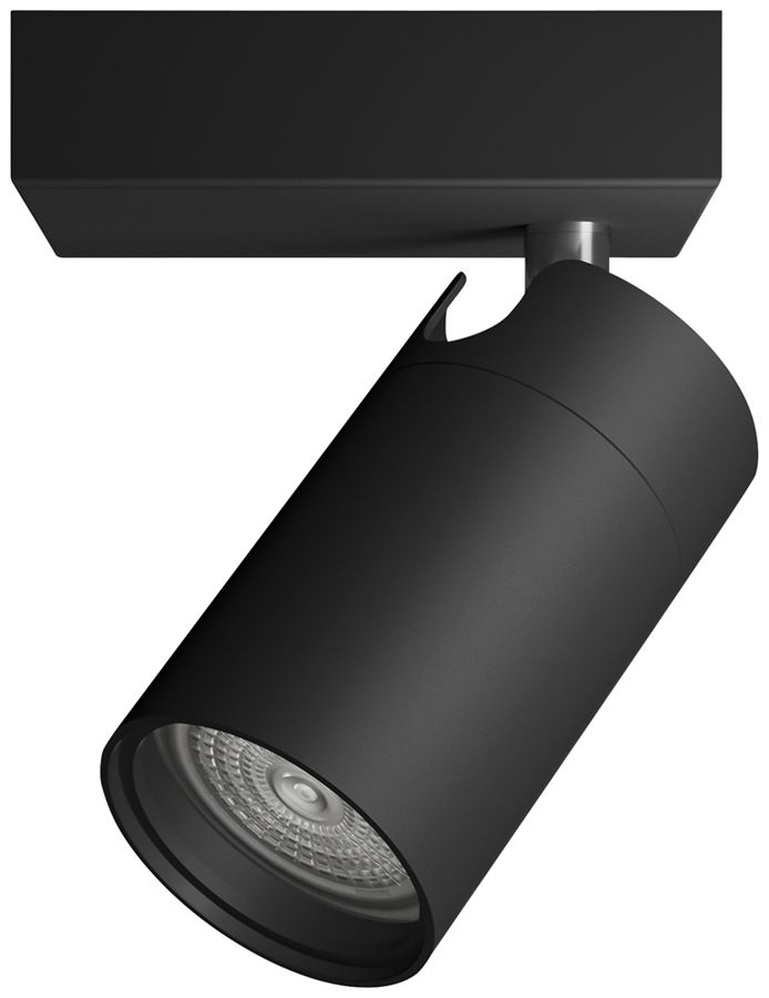 Spot Philips Idris GU10 1×5W IP44 109×100mm noir