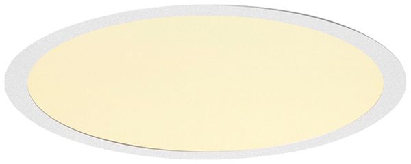 EB-LED-Deckenleuchte SLV MEDO 30 8W 1150lm 930/940K 70° Ø300mm weiss