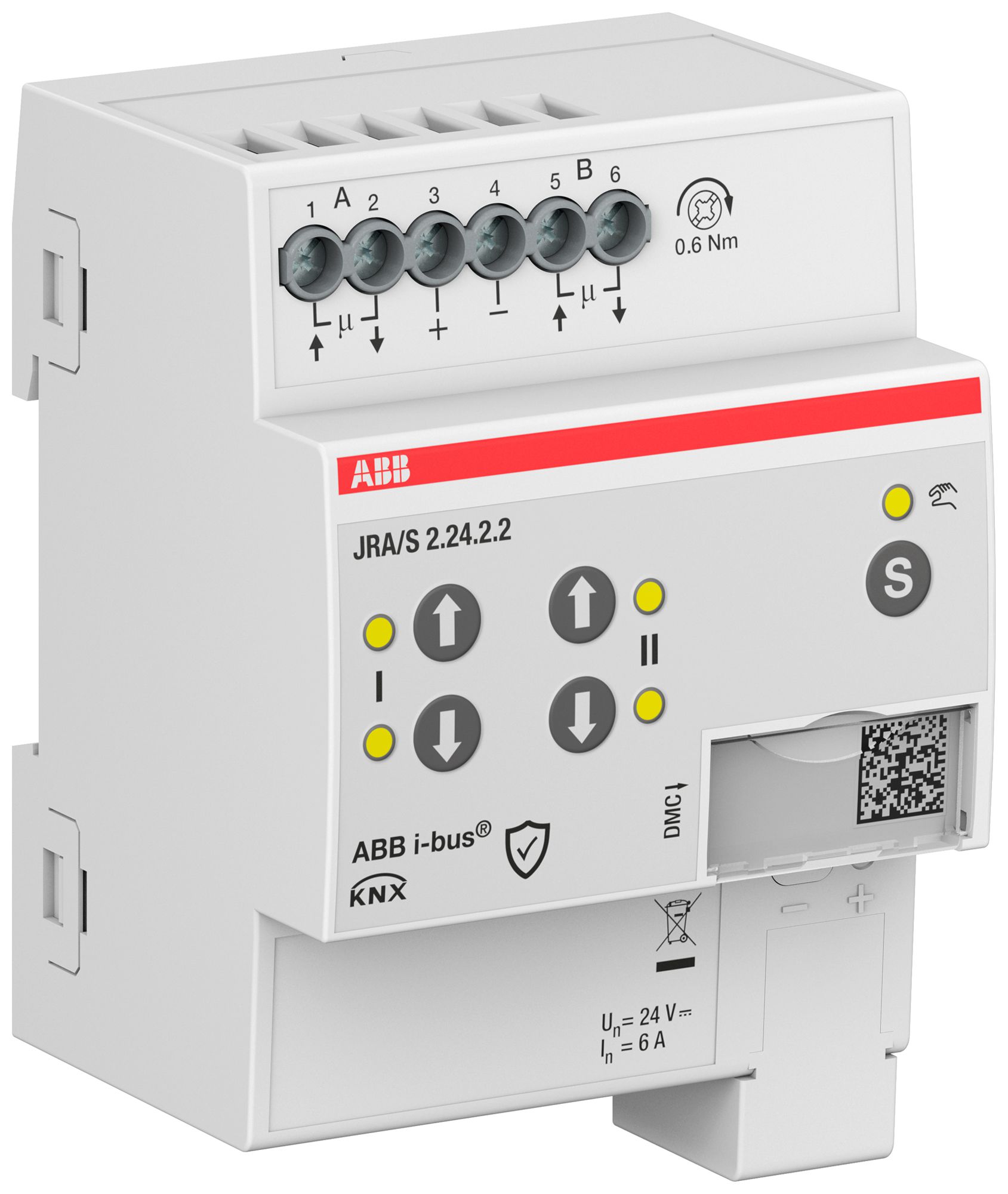 Attuatore per persiana AMD ABB JRA/S2.24.2.2 2-volte 6A/24VDC