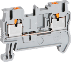 Morsetto Push-In 0.14…4mm² grigio AWG26…12