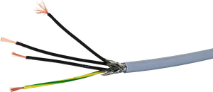 Câble de commande LiYCY 4×1mm² numéroté gris