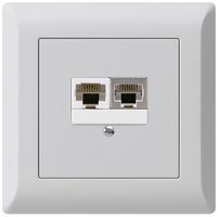 Scatola INC kallysto.line 2×RJ45s+u separato grigio chiaro