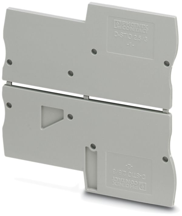 Deckel Phoenix Contact L=72.5mm, B=2.2mm grau