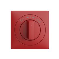 Frontset EDIZIOdue Ein->I<-Aus berry 60×60mm für Schwenktaster