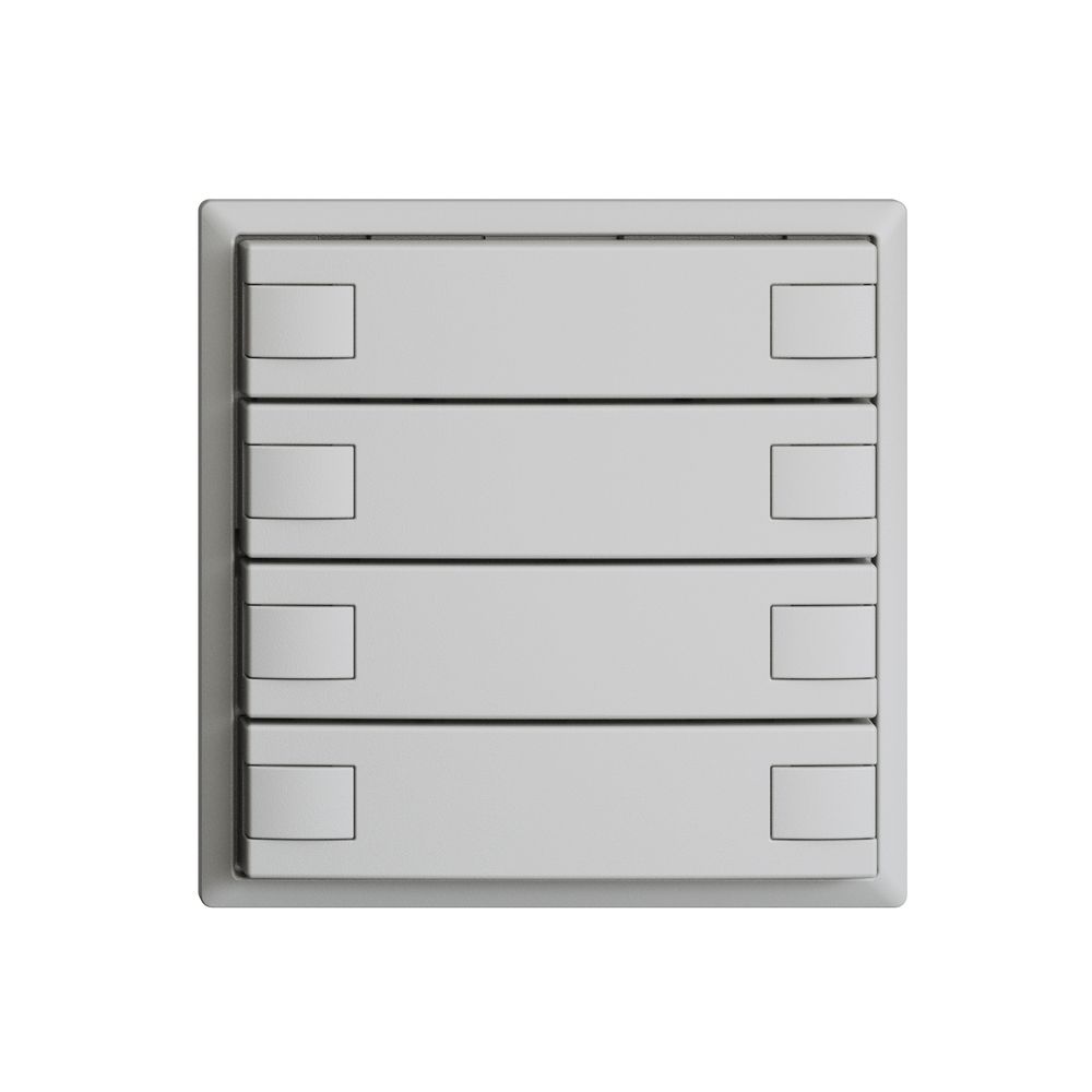 Poussoir KNX RGB EDUE, 250mW, s.LED, 4×poussoir, comm.2×touches, grc