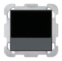 Thermostat d'ambiance ENC kallysto B KNX s/e-link avec touches anthracite