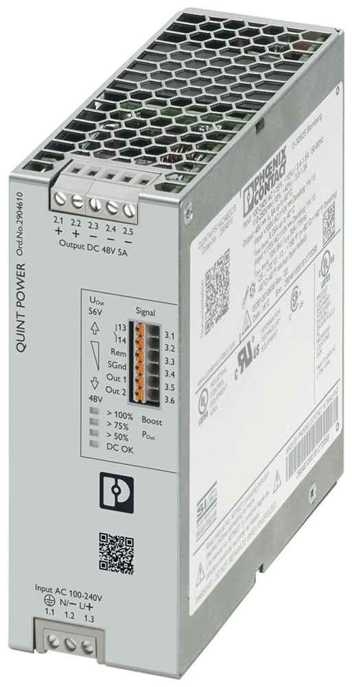 EB-Schaltnetzgerät PX QUINT POWER 100…240V 110…350V 48V 5A 240W