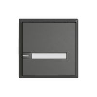 Pulsante universale EDIZIO.liv UNI SNAPFIX® 5…48V c.LED 1× com.1T targ.grs