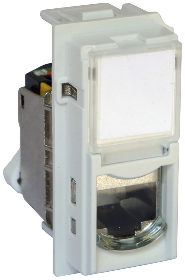 Prise de données Living Now catégorie 6A UTP 1 module blanc