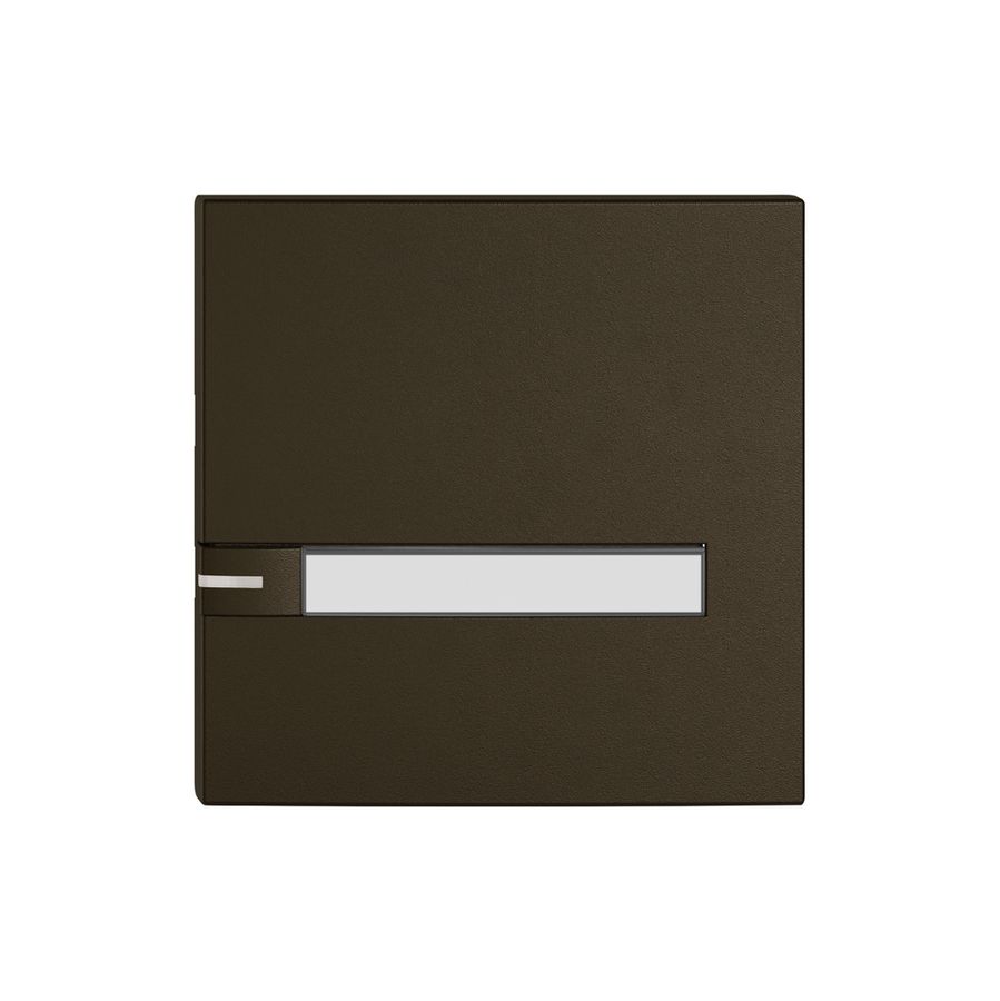 Poussoir 1/1 EDIZIO.liv SNAPFIX® p.KNX&UNI a.LED a.étiquette comm.1touch.br