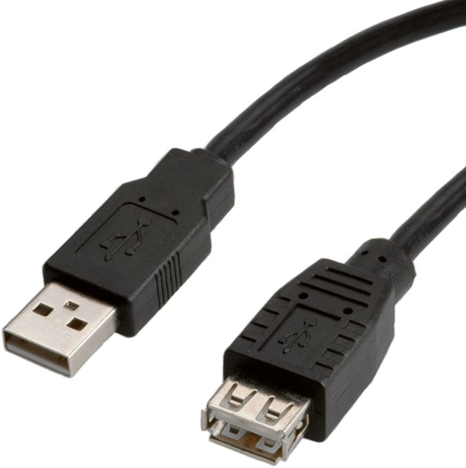 Roline USB 2.0 Kabel, Typ A-A, ST/BU, 0,8m