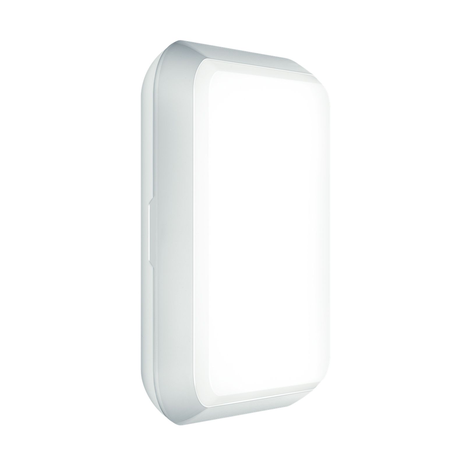 LED-Anbauleuchte Katona quadratisch 8W, 950lm, 3000K, IP65, NOT/E3