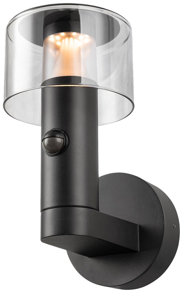 Applique LED SLV TAHA SEN 10W 450lm 2200K IP54 indiretto Ø150mm nero