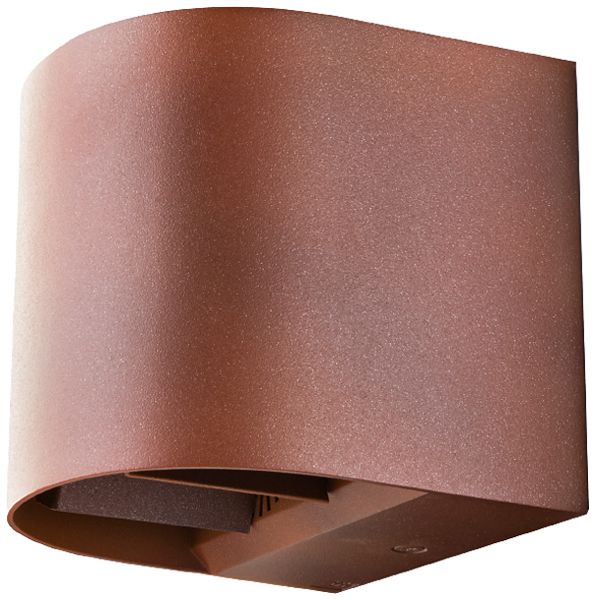 Applique LED SG Artes Round 8W 340lm 827 IP65 VAR dir./indir.120×120mm brz