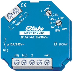 EB-Zeitrelais Eltako 8…230VUC 1S, MFZ61DX-UC