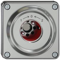 Contact pivotant ENC ELEMENT SNAPFIX® 1P 2F 16A 400V 1<-0->2 87×87×62mm alu