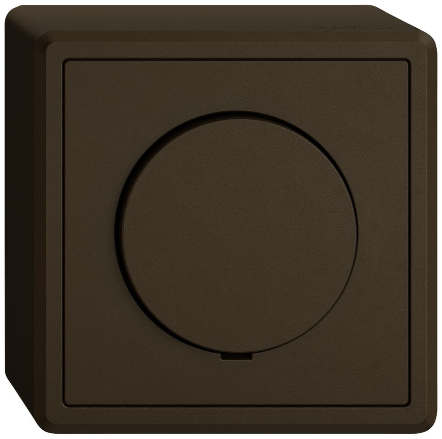 AP-Dimmer EDIZIO.liv SNAPFIX® Phasenanschnitt 40…600W/40…600VA br