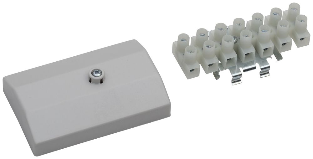 Bornier pour conduite de commande SE 7P avec couvercle plombable