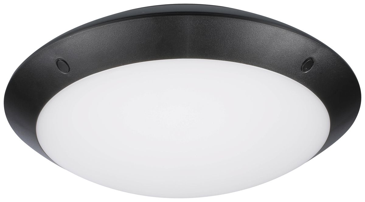 LED-Deckenleuchte Sylvania START HF SEN 14W 1500lm 840 IP66 DIM Ø350 schwarz