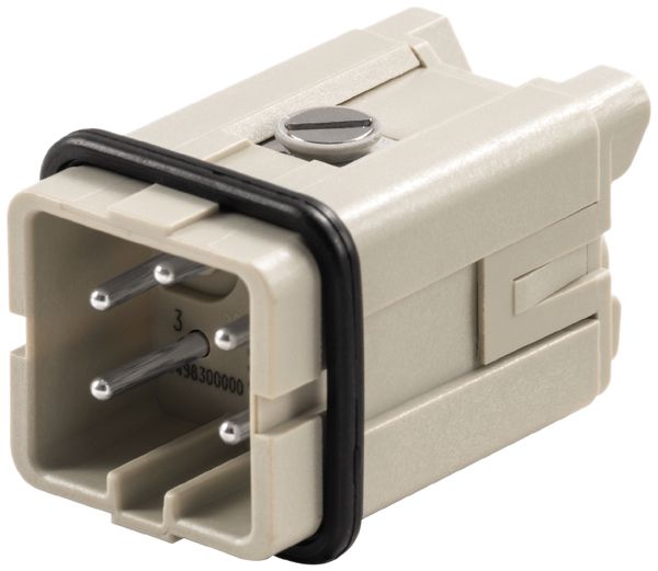 Insert mâle Weidmüller HDC HA 400V 16A 4L à visser grd.1