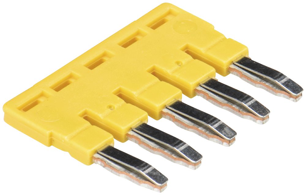 Barrette de jonction Wieland IVB WKF, 5L, 4mm², 6mm, jaune
