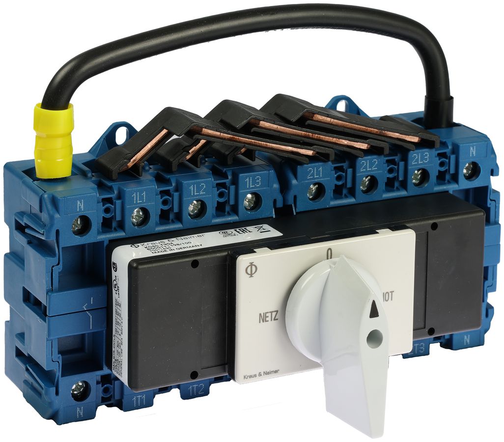 Commutatore di rete AMD K&N KG80.T904.VE2, 80A/690V 4P l=184mm "NETZ-0-NOT"