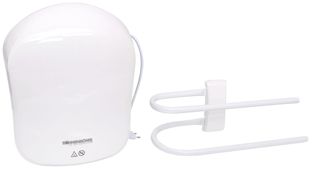 Heizlüfter Maya 1/2kW 230V 2.5kg 29×38.8×7cm 17…37m³ weiss IP24