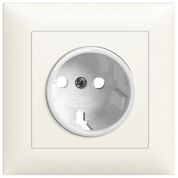 Kit frontal EDIZIOdue Schuko blanc