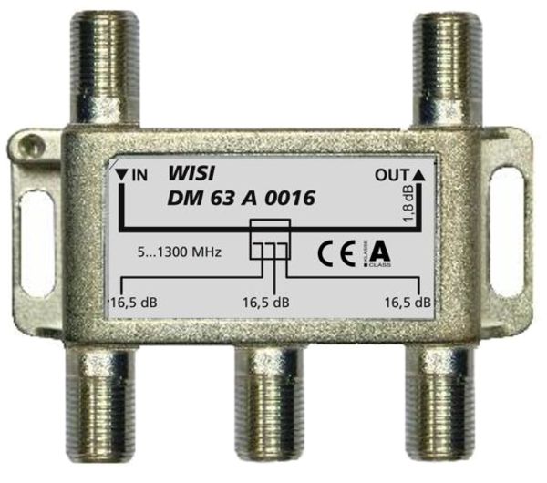 Deviatore F WISI DM63A 0016 3 volte 16dB 5…1300MHz