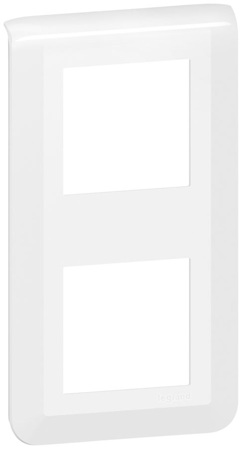 Cadre de recouvrement MOS 2×2 modules vertical blanc