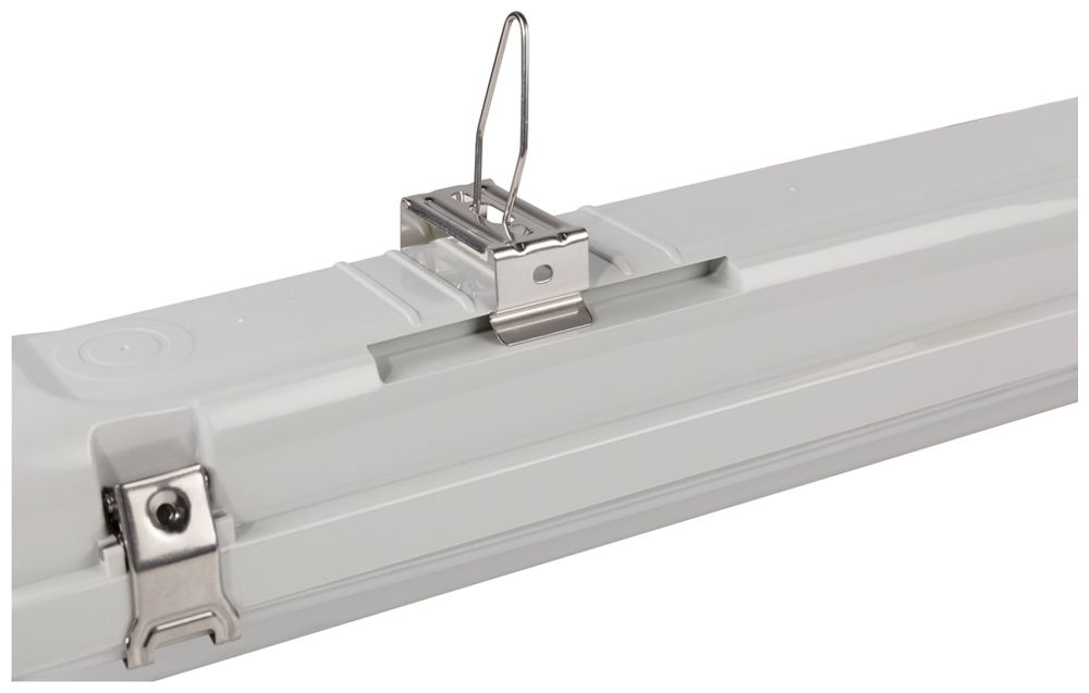 LED-Feuchtraumleuchte SLV WATERPROOF V 9/18W 2010lm 830/840 IP66 0.6m grau