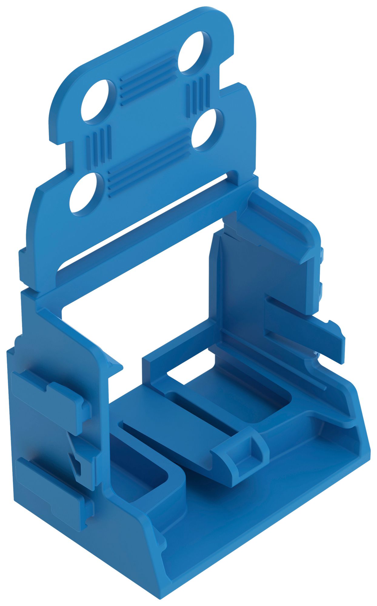 Adaptateur de fixation WAGO a.décharge de traction p.10×4mm² pied p.montage bl