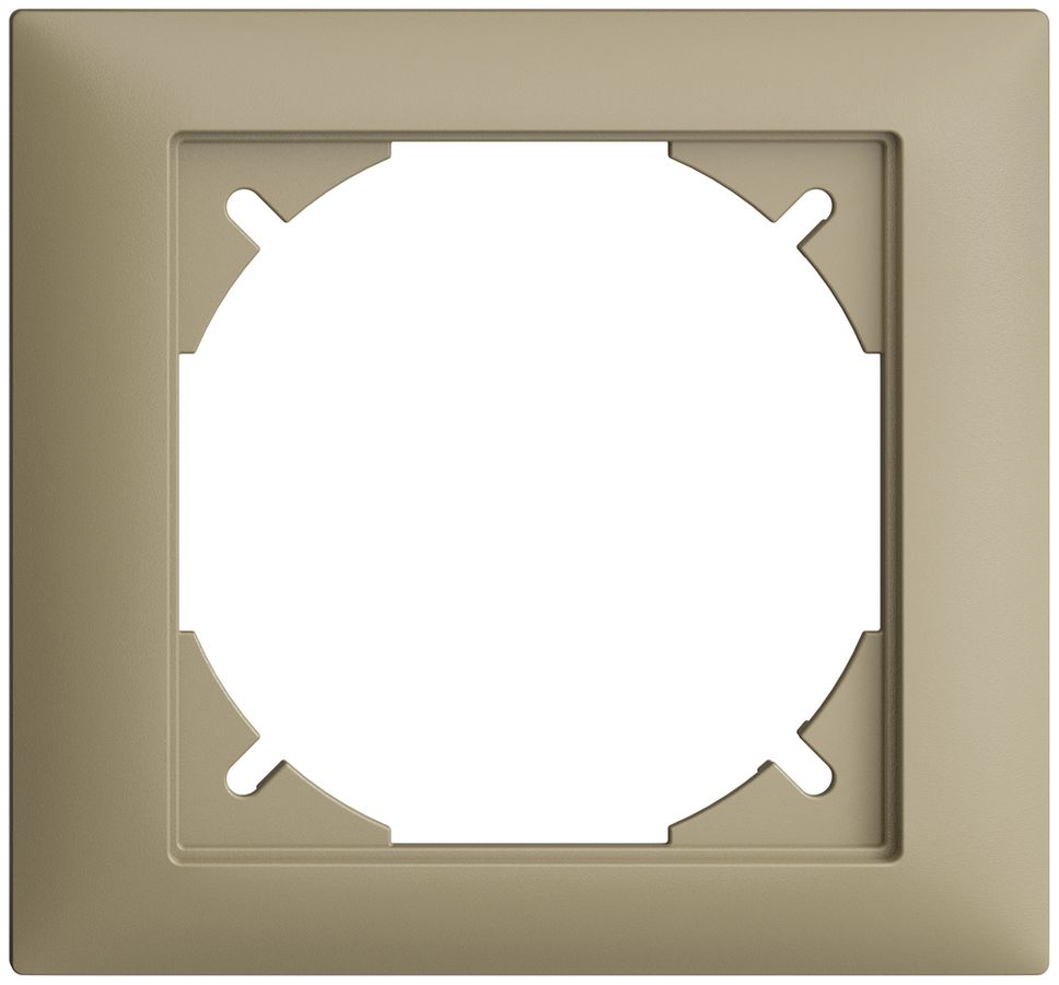 Abdeckrahmen EDIZIOdue 80×86mm sand