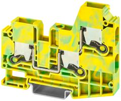 Morsetto di protezione PX XTV 10-TWIN-PE 10mm² verde/giallo