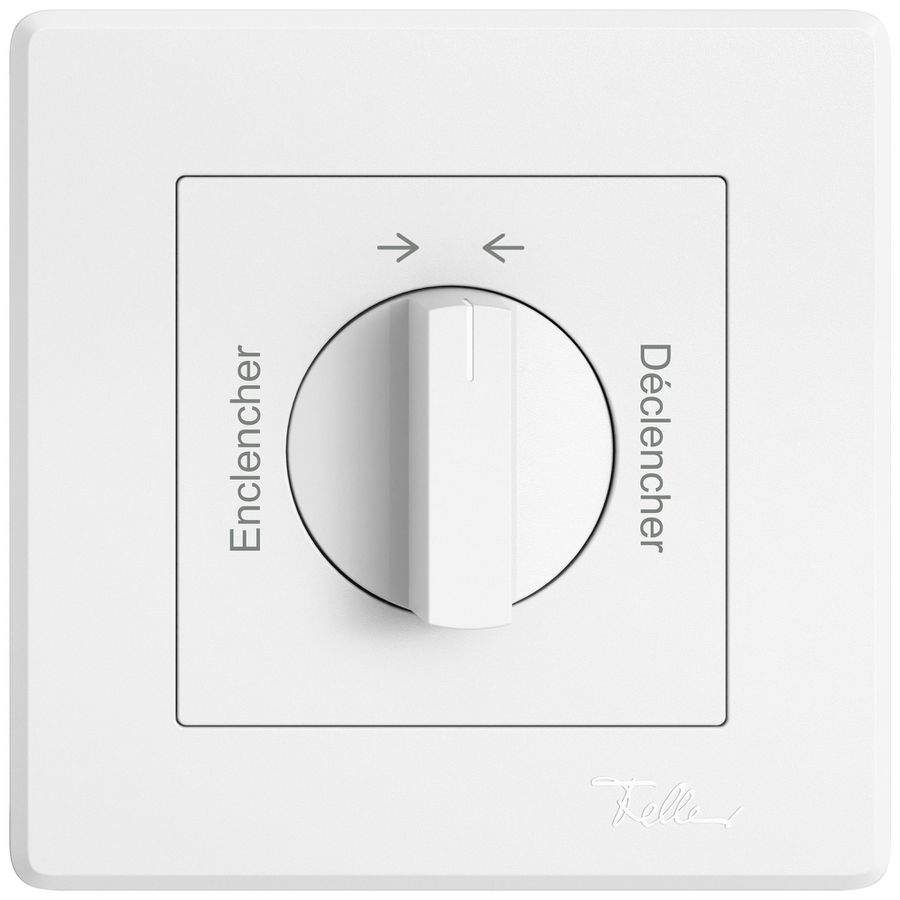 UP-Montageset EDIZIO.liv SNAPFIX® f.Schwenktaster m.Griff Encl.→ ← Décl.ws