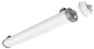 LED-Hallenflächenleuchte DOTLUX HALLprotect, 145W, 5000K, 1500×109×84mm, IP65