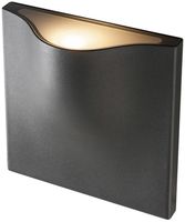 LED-Wandleuchte SLV VILUA II WL 16W 810lm 3000K IP54 200×200×90mm anthrazit