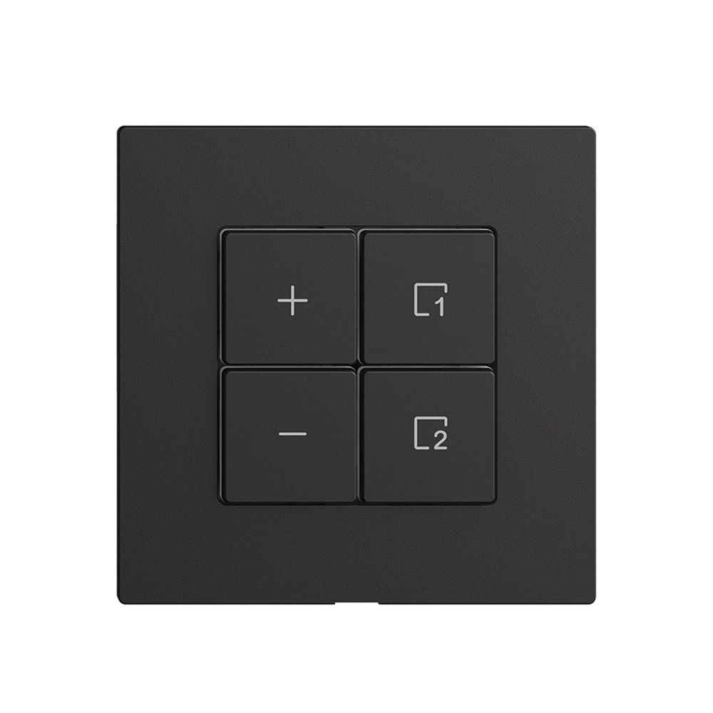 Commande pour variateur 1c scène/4t Edue Wiser noir