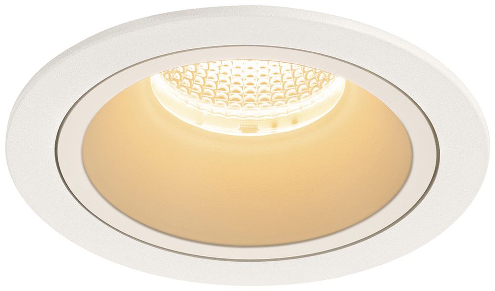 LED-Downlight SLV NUMINOS L 25.4W 2250lm 2700K 40° DIM Ø130×85mm ws/ws