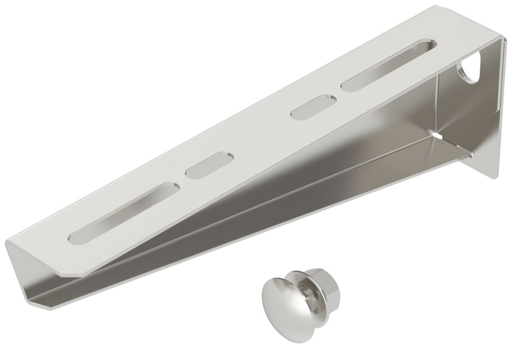 Wand-Stielausleger Bettermann mit Schraube M10×20 B=210mm, A2