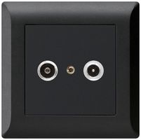 UP-Antennendose kallysto.line R/TV 14dB 2GHz schwarz