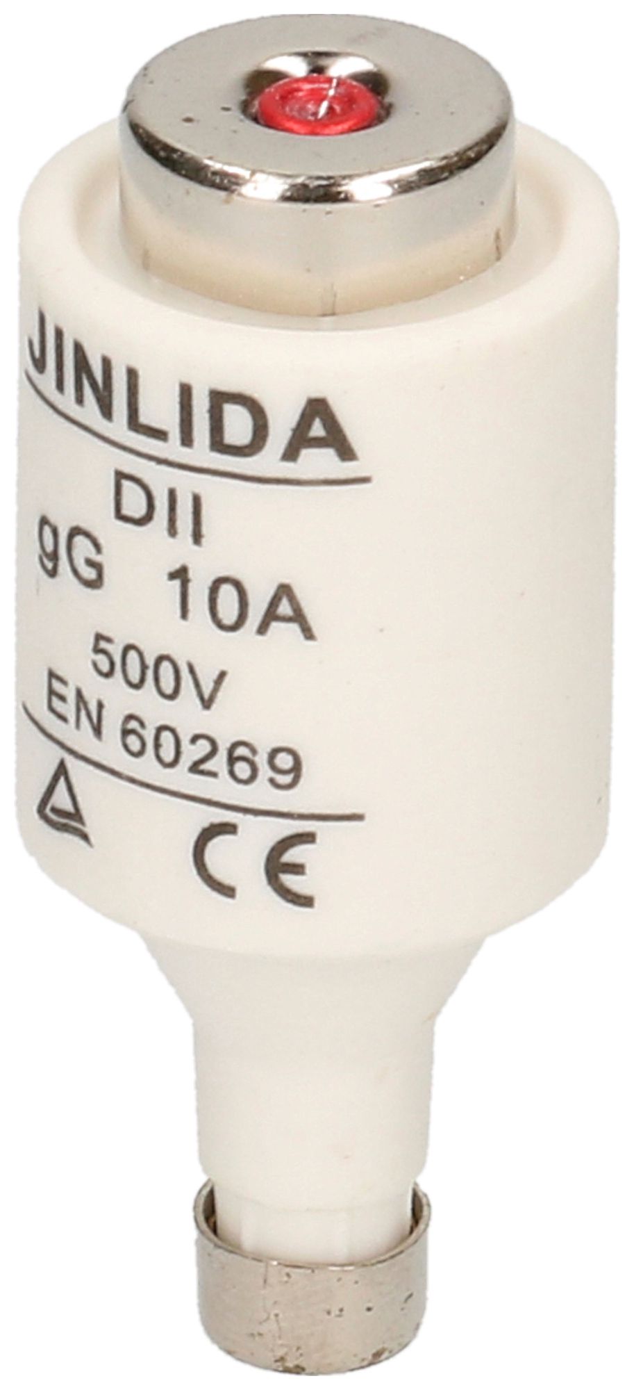 Fusibile D MAX HAURI DT-II 10A rosso 500V ritardo 50 KA gG Ø21×48mm 5 pezzi