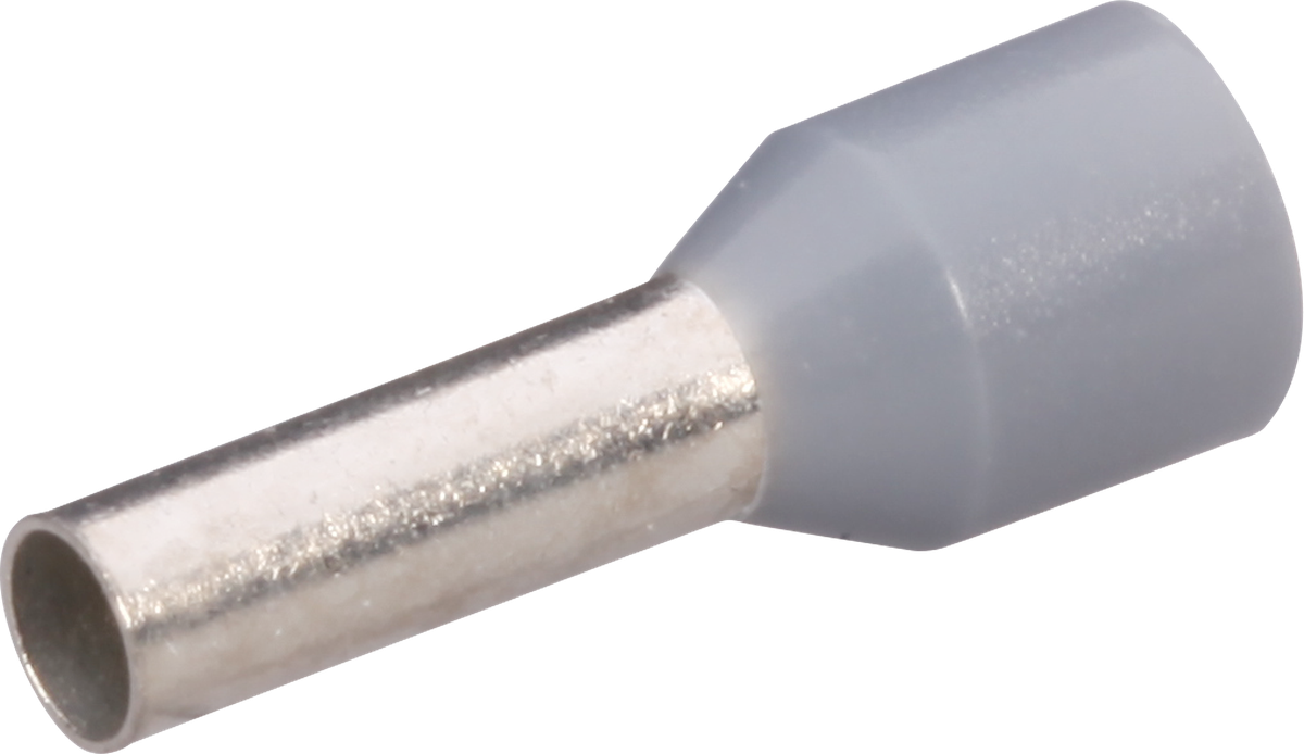 Embout de câble Mischke IE DIN 2.5mm²/8mm Cu-étamé isolé gris