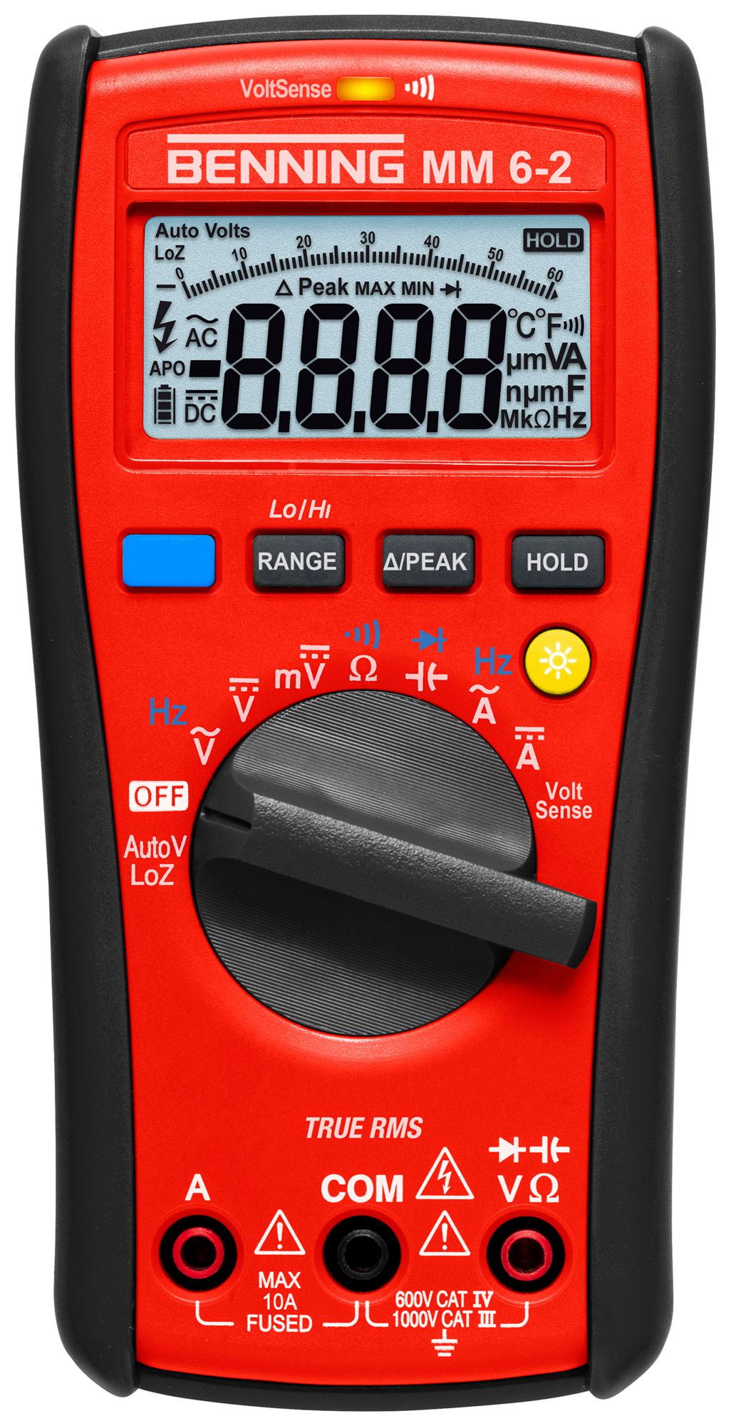 Digital-Multimeter Benning MM 6-2 1000VUC 10A 40MΩ Cat IV 600V