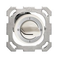 UP-Drehschalter FH 0/1L weiss mit Drehgriff