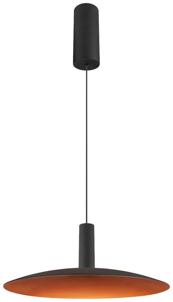 LED-Pendelleuchte SLV LALU ELYPSE 10W 650lm 2700…3000K DIM Ø330×135mm schwarz