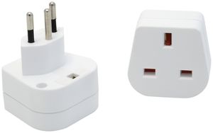 Übergangsstecker 3L T12 weiss Kupplung: GB, 10A Sicherung