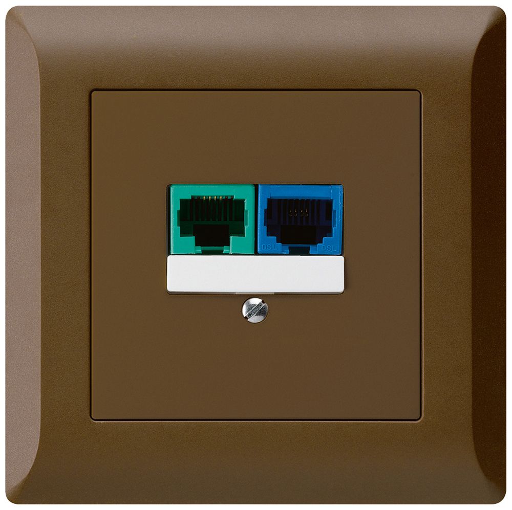 Scatola INC DSL kallysto.line 2×RJ45 marrone