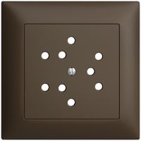 Frontset coffee 88×88mm 3×T12 EDIZIOdue