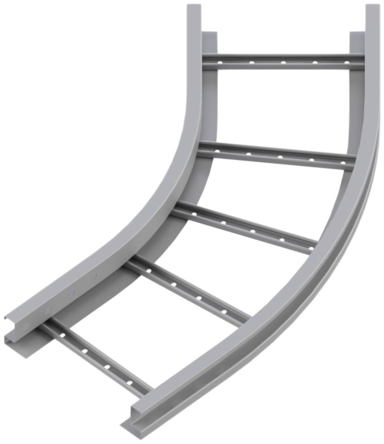 Bogen Lanz 45° für Weitspann-Multibahn 500×60mm ZMA